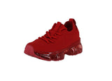 BABY'S SHOES RED FABRIC SNEAKERS FLOW-19KA