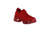 BABY'S SHOES RED FABRIC SNEAKERS FLOW-19KA