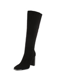 WOMAN'S BOOTS BLACK SUEDE FLYNN-62