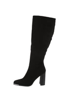 WOMAN'S BOOTS BLACK SUEDE FLYNN-62