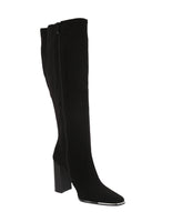 WOMAN'S BOOTS BLACK SUEDE FLYNN-62