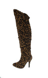 WOMAN'S SHOES LEOPARD SUEDE BOOTS FOCUS-36