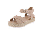 WOMAN'S SHOES NATURAL WEDGE SANDALS FORTUNA