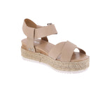 WOMAN'S SHOES NATURAL WEDGE SANDALS FORTUNA