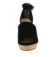 WOMAN'S SHOES BLACK SUEDE WEDGE FRANKELA-1