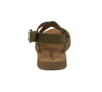 WOMAN'S SHOES KHAKI SUEDE SANDALS GALAXY