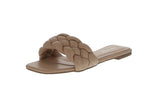 WOMAN'S SHOES NUDE PU SANDALS ELLE-1