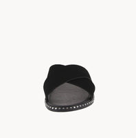 WOMAN'S SHOES BLACK NUB SANDALS GATETH-22