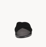 WOMAN'S SHOES BLACK NUB SANDALS GATETH-22