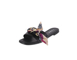 WOMAN'S SHOES BLACK PU SANDALS GETAWAY-1