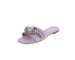 WOMAN'S SHOES PURPLE PU SANDALS GETAWAY-1