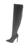 WOMAN'S SHOES LIGHT/GREY SUEDE BOOTS GISELE-8