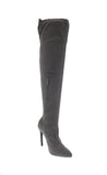 WOMAN'S SHOES LIGHT/GREY SUEDE BOOTS GISELE-8