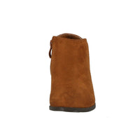 KID'S SHOES TAN SUEDE BOOTIES HALO-1K