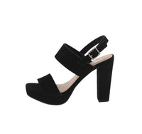 WOMAN'S SHOES BLACK NUB HEELS HANSA