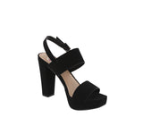 WOMAN'S SHOES BLACK NUB HEELS HANSA