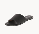 WOMAN'S SHOES BLACK PU SANDALS HARLOW