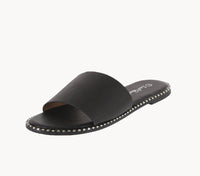 WOMAN'S SHOES BLACK PU SANDALS HARLOW