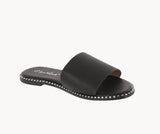 WOMAN'S SHOES BLACK PU SANDALS HARLOW