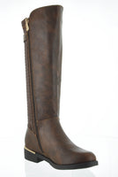 WOMAN'S SHOES BROWN PU BOOTS HARMONIE-1