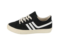 WOMAN'S SHOES BLACK SUEDE TENNIS SNEAKERS HAVANA