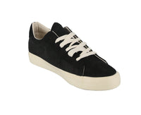 WOMAN'S SHOES BLACK SUEDE TENNIS SNEAKERS HAVANA