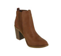 WOMAN'S SHOES TAN PU BOOTIES HEATHER-5