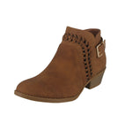 WOMAN'S SHOES TAN PU BOOTIES HEBE-1