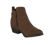 WOMAN'S SHOES BROWN SUEDE BOOTIES HEBE-6