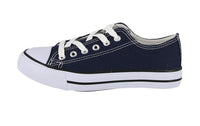 MEN'S SHOES NAVY FABRIC TENNIS SNEAKERS HM-4818M