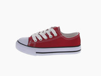 KID'S SHOES RED TENNIS SNEAKERS M-4819K