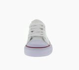 KID'S SHOES WHITE/RED TENNIS SNEAKERS YB-49884K