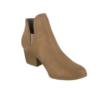 WOMAN'S SHOES TAUPE SUEDE BOOTIES HOLLAND