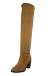 WOMAN'S SHOES TAN SUEDE BOOTS HUGO-39