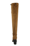 WOMAN'S SHOES TAN SUEDE BOOTS HUGO-39