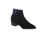 WOMAN'S SHOES BLACK NUB BOOTIES HYDE-58