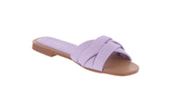 WOMAN'S SHOES PURPLE PU SANDALS INFA-1