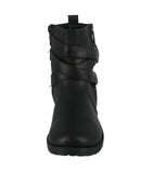 WOMAN'S SHOES BLACK PU BOOTIES INTENT-04