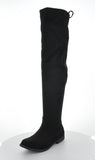 WOMAN'S SHOES BLACK SUEDE BOOTS ISLA-1