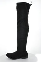 WOMAN'S SHOES BLACK SUEDE BOOTS ISLA-1