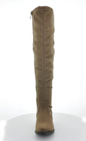 WOMAN'S SHOES TAUPE SUEDE BOOTS ISLA-1