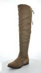 WOMAN'S SHOES TAUPE SUEDE BOOTS ISLA-1