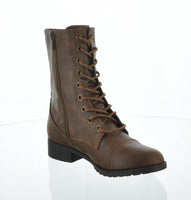 WOMAN'S SHOES BROWN PU BOOTS JALEN-88