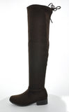 WOMAN'S SHOES BROWN SUEDE BOOTS JALEN-H4