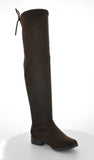 WOMAN'S SHOES BROWN SUEDE BOOTS JALEN-H4