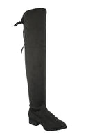 WOMAN'S SHOES GREY SUEDE BOOTS JALEN-H4