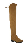 WOMAN'S SHOES TAN SUEDE BOOTS JALEN-H4