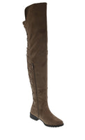 WOMAN'S SHOES TAUPE SUEDE BOOTS JALEN-L66