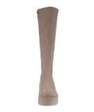 WOMAN'S SHOES IVORY PU BOOTS JAZZ-8