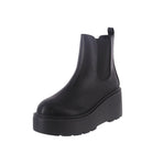 WOMAN'S SHOES BLACK PU BOOTIES JAZZ-1